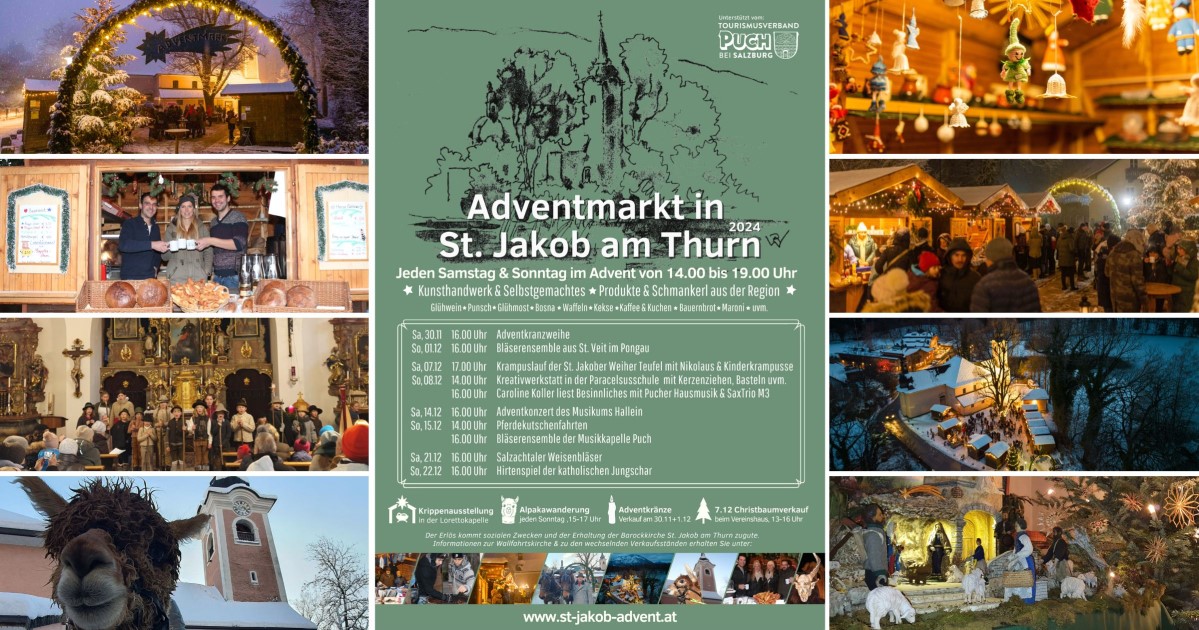 Adventmarkt St. Jakob am Thurn